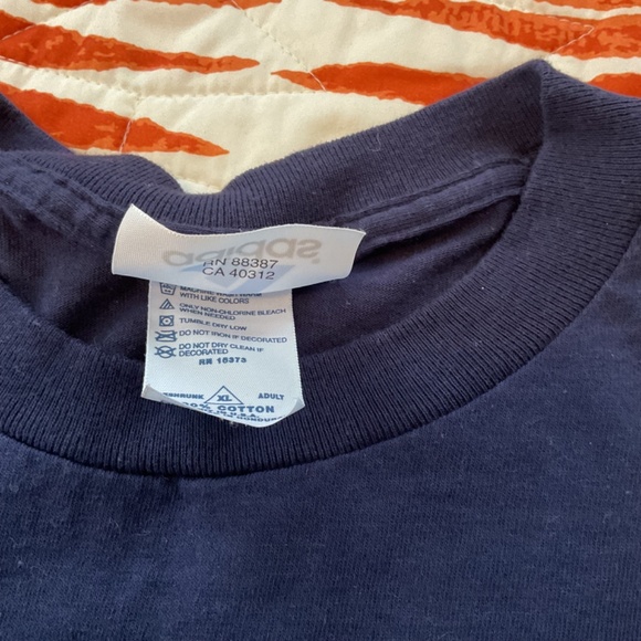 Duke Adidas Blue Devils Tshirt Duke Dad Sports College Vtg 100% Cotton Size XL - Picture 5 of 5